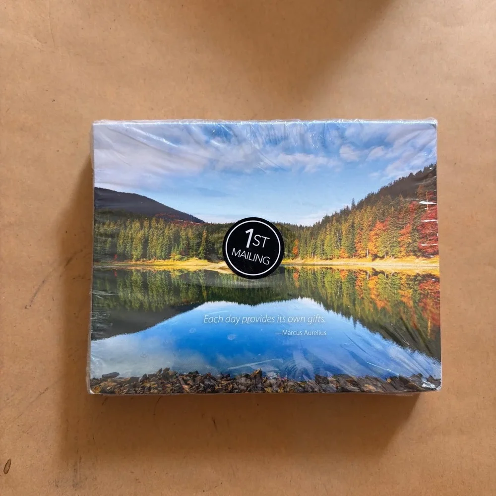 1st Mailing Marcus Aurelius Quote Nature Landscape Postcards New Sealed Pack